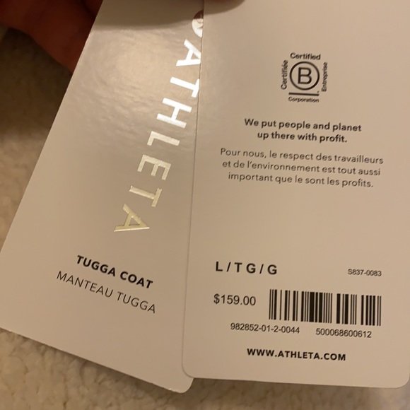 Athleta Tugga Coat Jacket // Natural - Picture 9 of 15